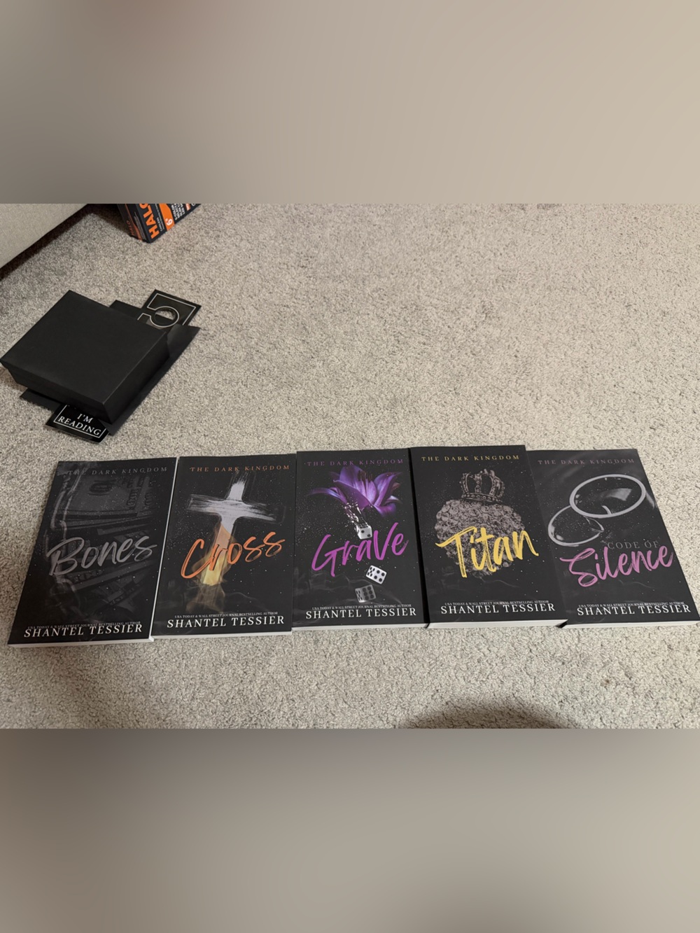 Shantel Tessier The Dark Kingdom Romance Readers first edition set